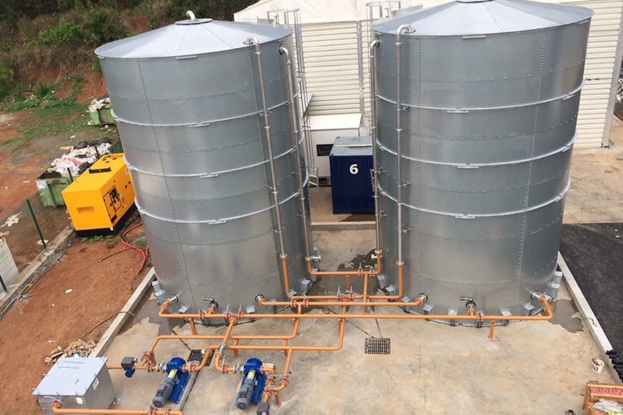 Industrial application - Storage tanks