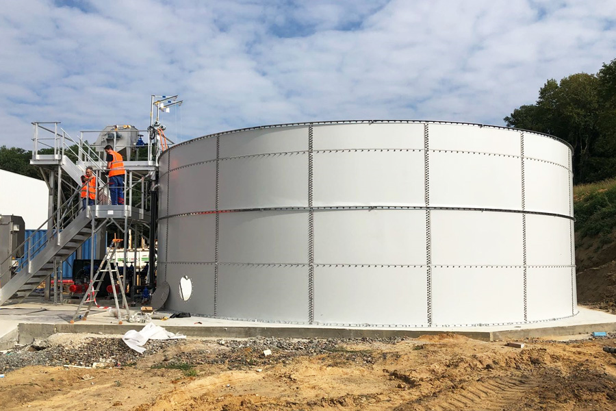 Municipal applpication - liquide storage tank