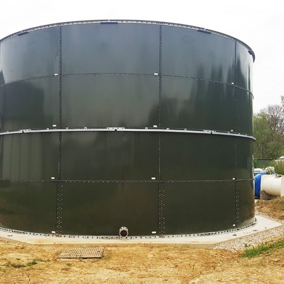 Industrial-Effluent--Belgium- glass coated tank